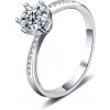 Strieborný prsteň Royal Fashion HA-XJZ022-SILVER-MOISSANITE-ZIRCON Veľkosť: 5 (EU: 49-50)