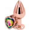 Kolík análny NS Novelties Rear Assets Rose Gold Heart M