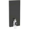 Geberit Monolith Plus - Sanitárny modul na stojace WC, 114 cm, spodný prívod vody, sklo/čierna 131.233.SJ.7