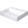 Klasické umývadlo na skrinku DURAVIT DuraSquare sanitárna keramika biela 60 cm 2353600041