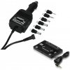 Sieťová nabíjačka adaptér z 12V na 1,5-12V 800 mA + 6 adaptérov + kazetový adaptér