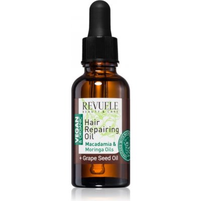 Revuele Vegan & Organic Hair Repairing Oil vyživujúci olej pre posilnenie vlasov 30 ml