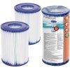 Bestway 58094 / 24, Filtračná kazeta, Modrá, Biela, Kolo, Olejový filter, 2 kusov, V baliacej fólii s priloženým letákom