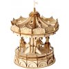 Robotime Drevené 3D puzzle Veselý kolotoč 178 ks