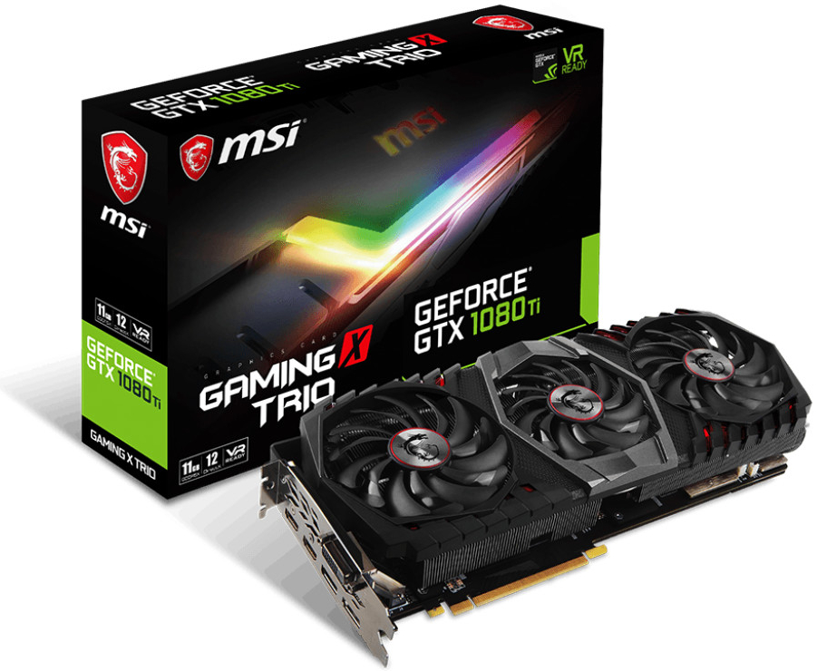 MSI GeForce GTX 1080 Ti GAMING X TRIO od 1 080,62 € - Heureka.sk
