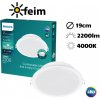 Philips 59469 MESON 175 zápustné svietidlo LED D190mm 20W 2200/1500lm 4000K biela 8720169230989
