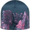 RDX Dievčenské funkčné čiapky s fleesom Picowinter Zimný les Modrá