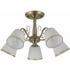 Candellux Losanna stropné svietidlo 5x40 W biela-patinová 35-26583