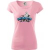 Badminton legend - Dámske tričko Pure - L ( Ružová )