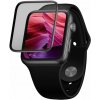 Fixed 3D Full-Cover Ochranné tvrdené sklo pre Apple Watch 42mm s aplikátorom, s lepením cez celý displej, čierne FIXG3D-435-BK