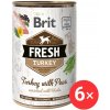 Brit Fresh Turkey with Peas 6 x 400 g