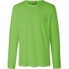 Neutral Pánske tričko s dlhým rukávom z organickej Fairtrade bavlny - Limetková | XXXL