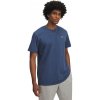 Pánske tričko s krátkym rukávom Under Armour HW LC PATCH SS TEE modré 1382902-418 - L