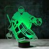 3Dmix 3DL-SL057 – 3D LED nočná lampa - Hokejový brankár (Solar)