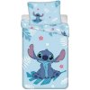 Disney Jerry Fabrics Bavlnené návliečky LILO AND STITCH BLUE Bavlna 1x70x90,1x140x200 cm - možnosť úpravy rozmeru