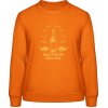 AWDis Sweat Mikina - Nápis - Save Water Drink Beer - Orange Crush - XS - Dámske