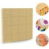 MASTERKIDZ nástenný panel Kreatívna vedecká STEM tabuľa + montážny panel 80 x 80 (cm)