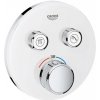 Grohe Grohtherm SmartControl - Termostatická vaňová batéria pod omietku s 2 ventilmi, mesačná biela - 29151LS0