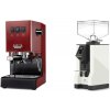 Gaggia New Classic E24 BC, red + Eureka Mignon Specialita, BL white