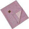 EKO Deka bambusová s kožušinovou podšívkou Lilac 100x80