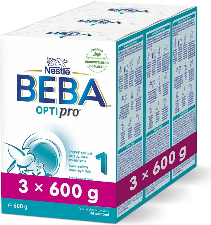 BEBA 1 OPTIPRO 3 x 600 g od 37,83 € - Heureka.sk