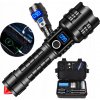 LED Taktické BATERKA Výkonné Nabíjateľné Zoom XHP70.2 10000LM 5000mAh IP5