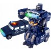 2v1 AUTO POLICAJNÉ AUTO ROBOT POLÍCIA AUTOBOT TRANSFORMÁCIA pre deti zvuk LED