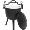 MultiGarden EVK10L Liatinový smaltovaný kotlík 10 l so stojanom