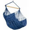 La Siesta DOMINGO COMFORT MODERN - závesné hojdacie kreslo vydrží rozmary počasia aj intenzívne zaťaženie, látka: 100% polypropylén / tyč: bambus / otočný čap: nerezová oceľ
