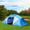 Goleto OUTSUNNY 4-6 modrý 460 x 230 x 195 cm