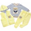 Hippil baby 3dielny detský set TEDDY, žltý