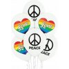 Belbal Balóny Peace and Love biele 12