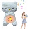 DÝCHAJÚCA MAČKA PLYŠOVÁ BÁBIKA SVIETIACI DÝCHAJÚCI MUZIKÁL