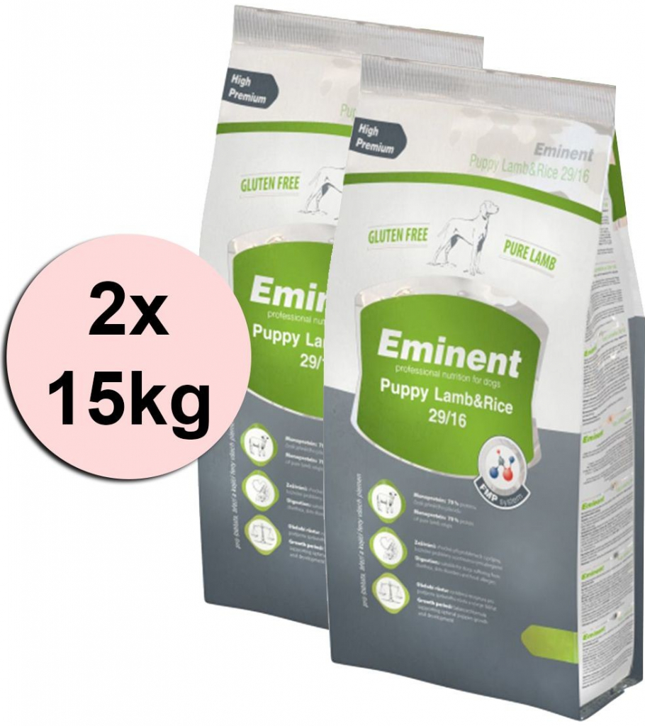 Eminent Puppy Lamb & Rice 29/16 2 x 15 kg
