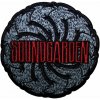 Soundgarden Logo Swirl B&W Nažehlovačka