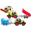 SADA FARMÁRA 3V1 KOMBAJN + 2 TRAKTORY + 2 STROJE