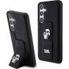 Karl Lagerfeld Saffiano Grip Stand Metal Logo Samsung Galaxy S24 čierne