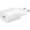 Samsung cestovní nabíječka EP-TA800EWE, PD, Fast charging, USB-C, 25 W, bílá, (bulk)