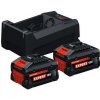 BOSCH BOSCH EXPERT 2 × EXBA18V-55 + GAL12V/18V-80 - Set dvoch akumulátorov 18V 5,5Ah a nabíjačky - 1600A0373P