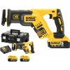 DCS367P2 DEWALT AKU BEZUHLÍKOVÁ MEČOVÁ PILA 18VOLT, 2 x 5,0 Ah XR Li-Ion, KUFR T-STAK
