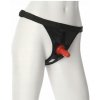 Postroj Doc Johnson Ultra Harness 2 & Plug čierny