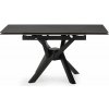 Rozkladací jedálenský stôl s prídavnou doskou s doskou z kameňa 90x150 cm Arlene – Marckeric