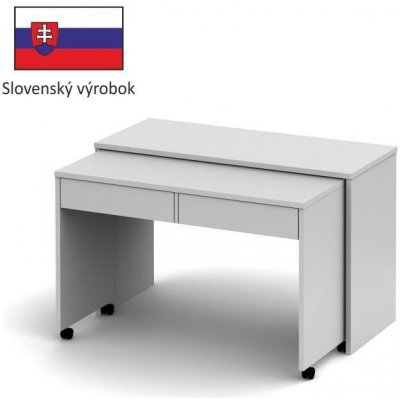 Kondela VERSAL NEW BI 0000111607 - PC stôl rozkladací, biela/biela
