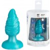 Silexd - melty anal plug fantasy liquid silicone thermoreactive celestial blue 9.2 cm