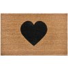 Rohožka Hanse Home Mix Mats čierne srdce