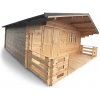 Jeremi 25m2 500x500cm 35mm s podlahou a terasou 150 cm