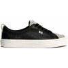 Cariuma OCA Low Black Premium Leather Cloud Grey Suede Sneaker