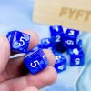 FYFT D6 Hracia kocka (klasická) Farba: Modrá