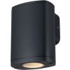 Kanlux Kanlux 38880 - Vonkajšie nástenné svietidlo ZEVI 1xGU10/10W/230V IP54 čierna KX2571 + záruka 3 roky zadarmo
