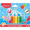 Maped Voskovky Wax JUMBO trojhranné 12 barev